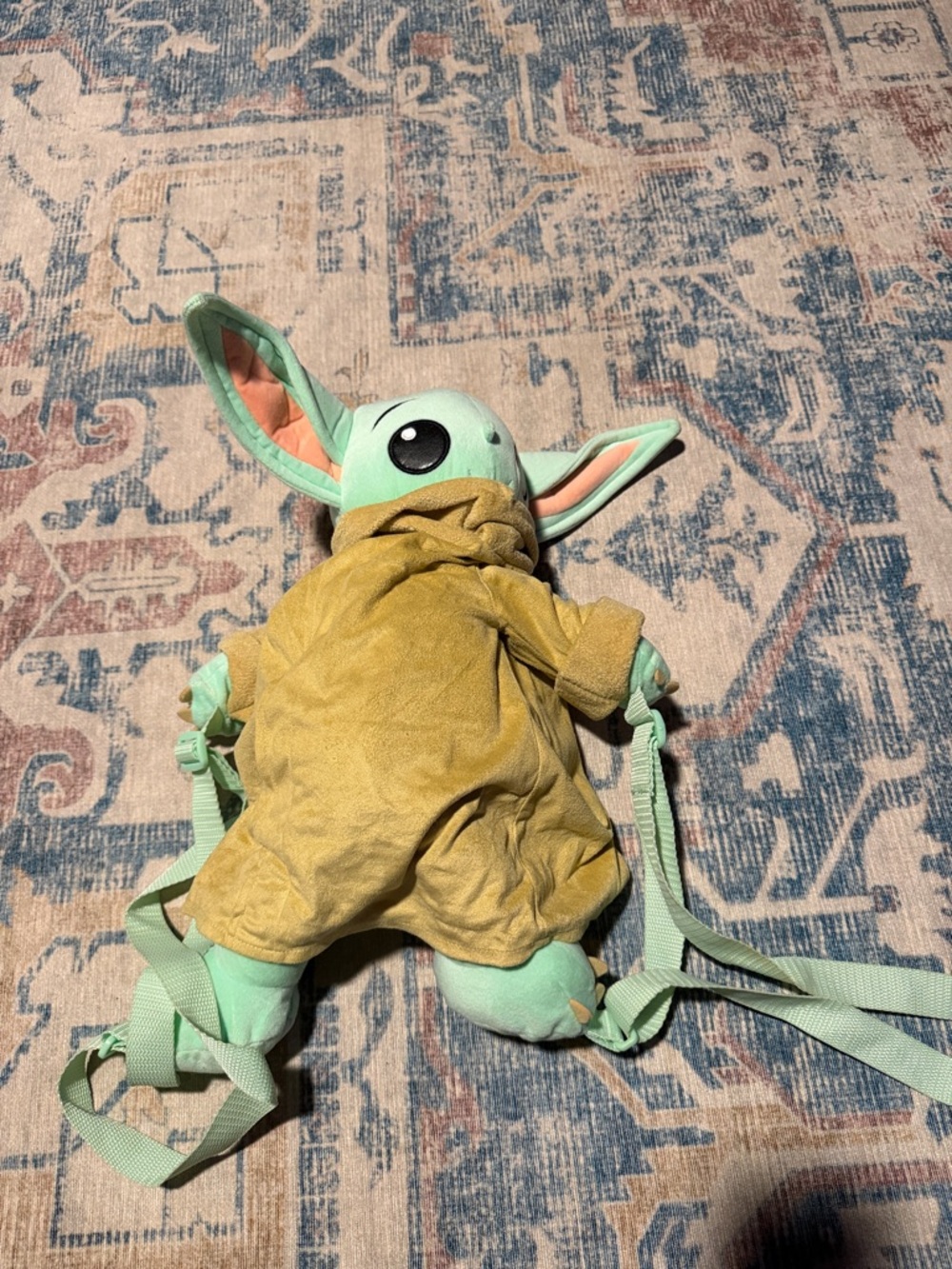Disney Baby Yoda Plush Backpack - Light Green and Tan Disney Parks